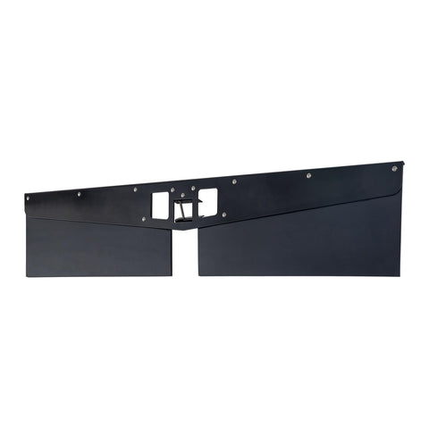 Buyers Products 8597215 No Drill, 15 in Hitch Mounted Mud Flaps, Anti Rattle Clamp & Exhaust Shield Kit, Steel Frame, 3/8 in Reversible Rubber Flaps, Mounting Hardware Included