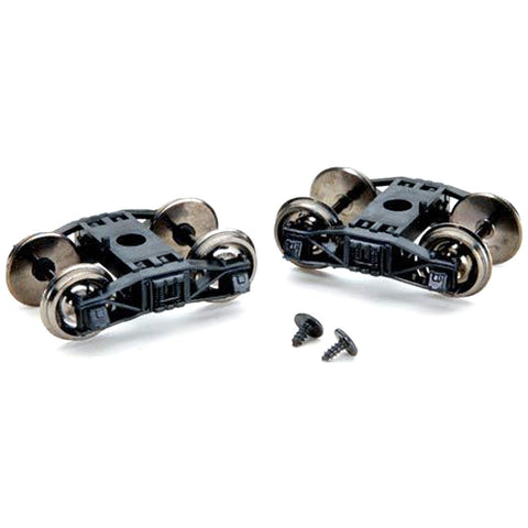 Bachmann Trains On30 Spectrum Arch Bar Trucks, Long Base (1pr)