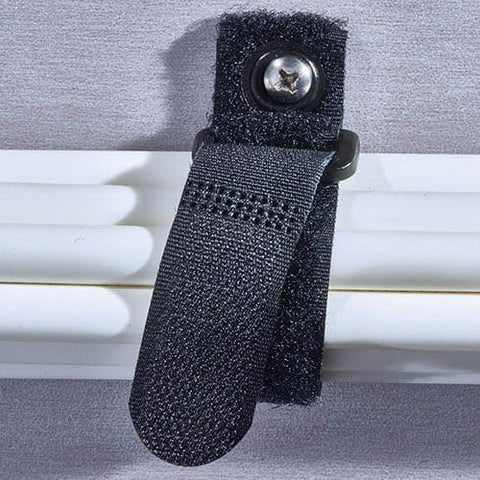 RIP-TIE 3/4" x 7" EconoCinch-EG Cable Tie Attach to Walls, Carts, Equipment Racks 20 Pack Black