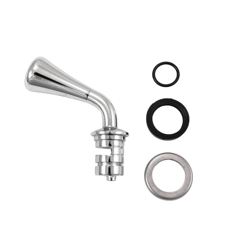TrailFX WXV009 Winch Clutch Lever, Replacement for TrailFX XV95 Series Winch Part WXV95B, Chrome Finish, Bolt-in Clutch Handle