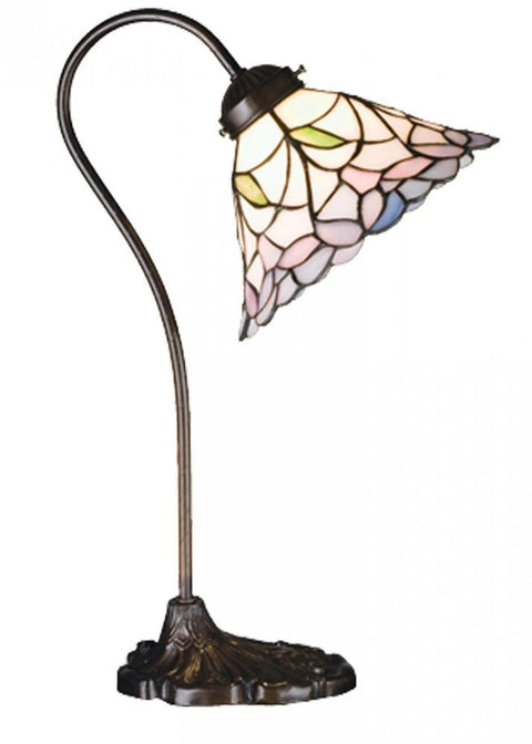 Meyda Tiffany 26590 Daffodil Bell Desk Lamp, 18" H
