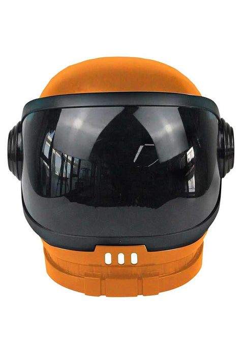 UNDERWRAPS Halloween Costume Adult Space Helmet Accessory with Movable Visor Orange