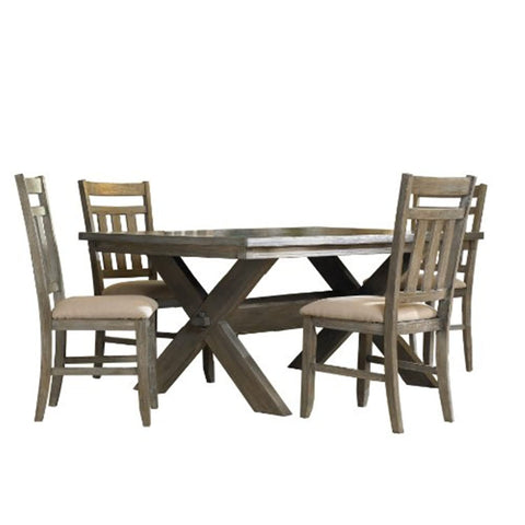 Powell Turino dining set, Grey Oak Finish