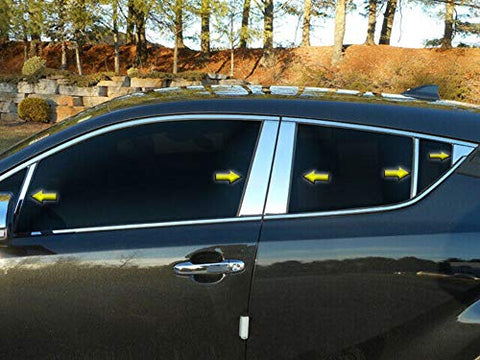 QAA is Compatible with 2018-2023 Toyota C-HR 12 Piece Stainless Pillar Post Trim PP18144