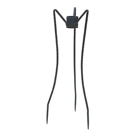 Achla Designs Gazing Globe Ball Stand, 31-Inch H Spiked Black