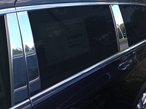 QAA is Compatible with 2017-2021 Chrysler Pacifica 6 Piece Stainless Steel Pillar Post Trim PP57751