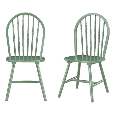 Carolina Dining Chairs – Equestrian Green, Set of 2