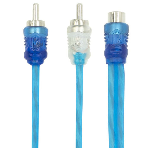 RAPTOR by METRA Electronics Bulk Series 1F-2M RCA Y-Adaptor - 10 Pack