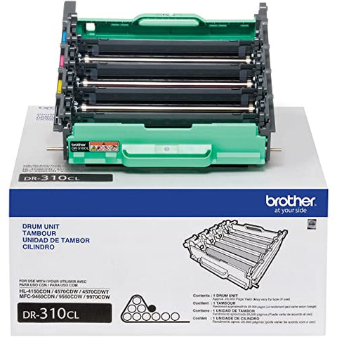 Brother Genuine-Drum Unit, DR310CL, Seamless Integration, Yields Up to 25,000 Pages, Black