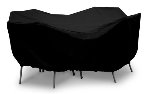 KoverRoos Weathermax 79925 36-Inch Round Table Dining Set Cover, 60-Inch Diameter by 30-Inch Height, Black