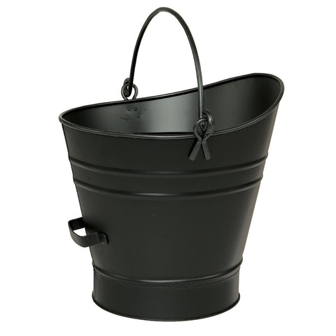 Minuteman International C-65 Coal Hod/Pellet Bucket, Small, Black
