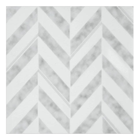 Retro Self Adhesive 12-Inch Vinyl Floor Tiles, 20 Tiles - 12" x 12", Chevron Pattern - Peel & Stick, DIY Flooring for Kitchen, Dining Room, Bedrooms & Bathrooms by Achim Home Decor