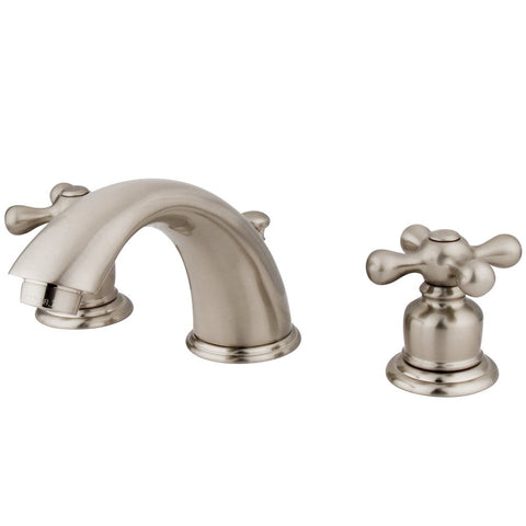 Elements of Design Hot Springs EB978X Widespread Lavatory Faucet with Retail Pop-Up, 8-Inch to 16-Inch, Brushed Nickel