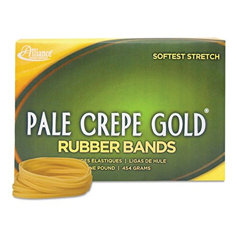 Pale Crepe Gold Rubber Bands Size 32 0.04 inch Gauge Golden Crepe 1 lb Box 1100/Box