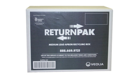 MEDIUM LEAD APRON RECYCLING BOX