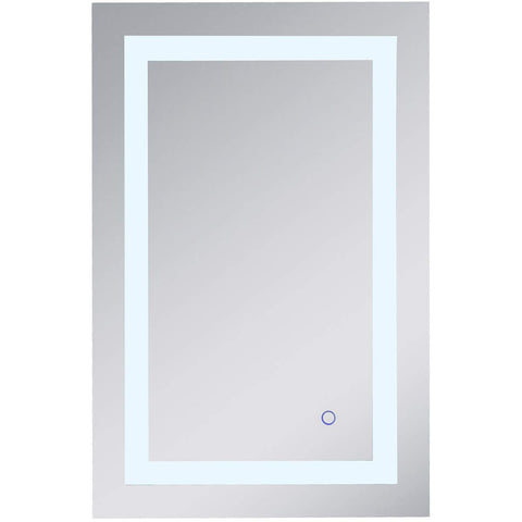 Elegant Decor Helios 30" x 20" Hardwired LED Bathroom Mirror with Touch Sensor