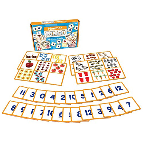 Junior Learning Number Bingo Educational Action Games, Multicolor