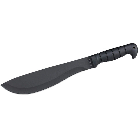 KA-BAR Cutlass Machete 11" 1085 Black Blade Kraton Handle Black