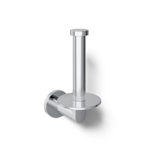 KOHLER K-73148-CP Composed Vertical Toilet Paper Holder Wall Mount, Metal Toilet Paper Holder, Polished Chrome