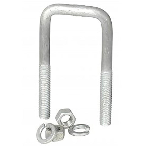 CE Smith Trailer 15251A Square U-Bolt with Washers & Nuts, 1/2" x 3-1/16" x 3-13/16"- Replacement Parts and Accessories for your Ski Boat, Fishing Boat or Sailboat Trailer