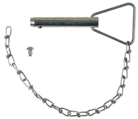 Fulton 9/16-Inch Pull Pin with 12-1/4-Inch Chain and Drive Screw for 2000-Pound Jacks and 5000-Pound Topwind Jack