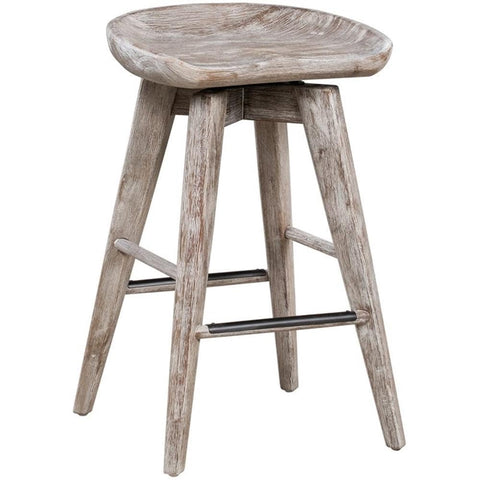 24 Bali Swivel Counter Stool` Bali Grey Wire-Brush