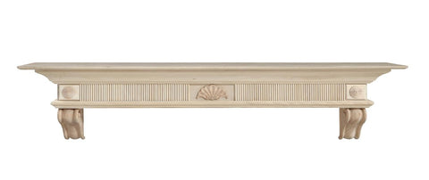 Pearl Mantels 416-72 Devonshire Natural Unfinished 72" Mantel Shelf