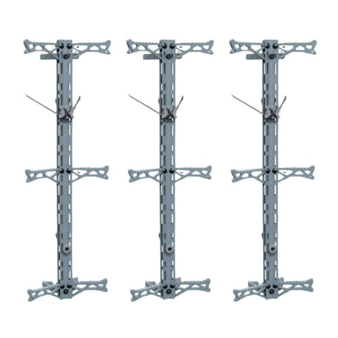 Hawk Hunting Helium 30-Inch Gen 2 Climbing Stick with Lightweight Helium Rope, Silent Stack Nesting System, and Silent Lock Technology (3-Pack)