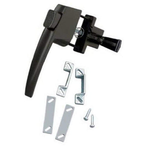 Wright Products Free Hanging Handle with Push Button Latch, No Lock-Out Feature, Florida Bronze