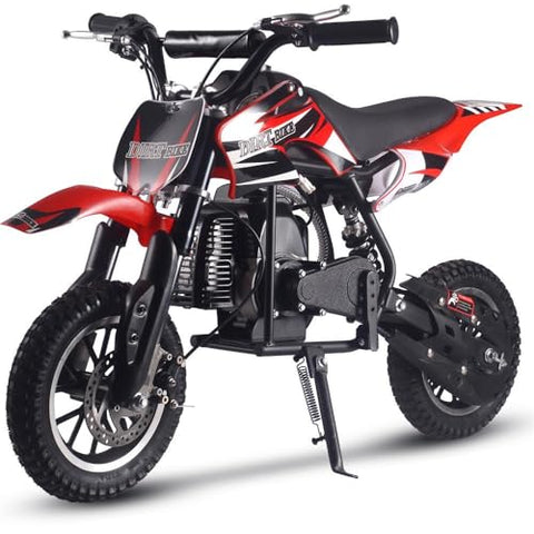 MotoTec DB-01 50cc 2-Stroke Kids Gas Dirt Bike Red
