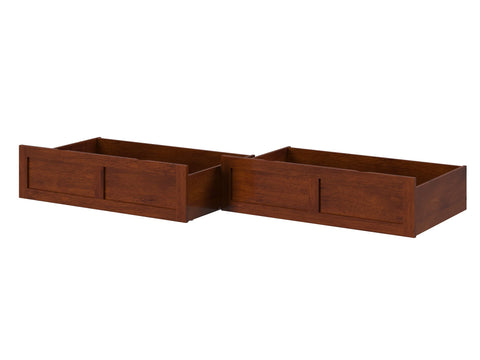 AFI, Bed Drawer Set of 2 Twin/Full, Walnut