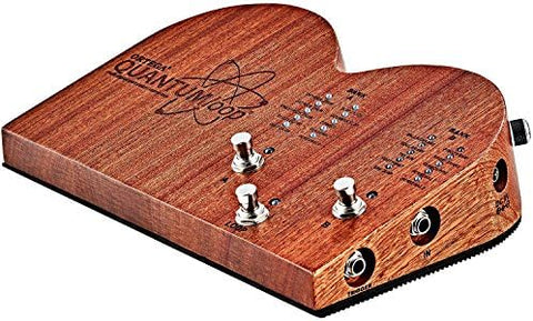 Ortega Guitars Stomp Box Series Guitar Looper Effects Pedal w/Built-in Percussion Samples, USB, Brown (QUANTUMLOOP)