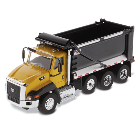 Diecast Masters 1:50 Scale Caterpillar CT660 SBFA Ox Bodies Stampede Dump Truck | Transport Series Cat Trucks & Construction Equipment Model 85668