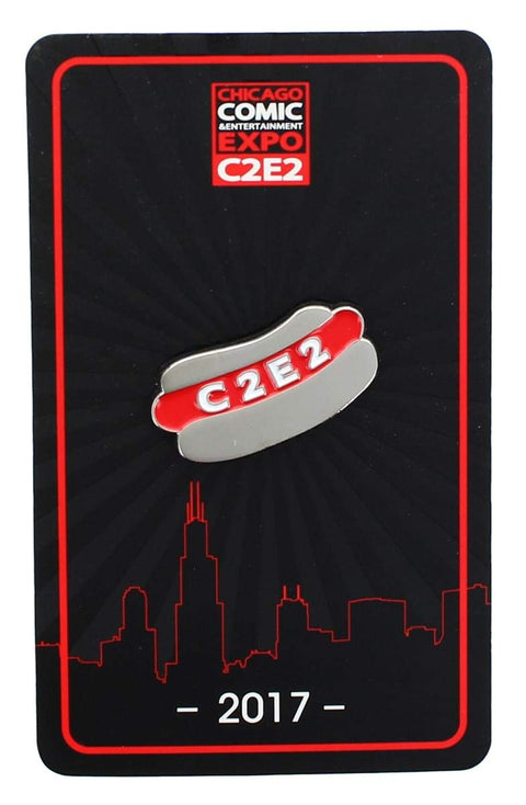 c2e2 2017 Exclusive Hot Dog Enamel Pin