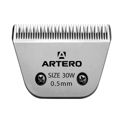 Artero Wide Blade 30 for Pet Grooming – Precision Ceramic Clipper Blade 0.02–0.05 mm – Professional Dog and Cat Grooming Replacement Blade