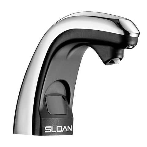 Sloan ESD-250 Deck-Mounted Liquid Soap Dispenser - Infrared Sensor Activated, Polished Chrome Finish, Battery-Powered, Modular One-Piece Construction, 3346050