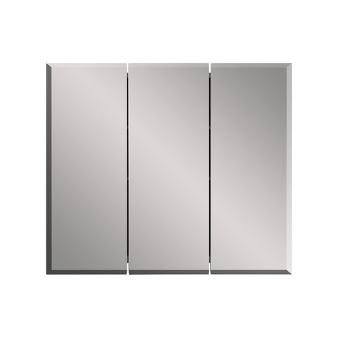 Jensen 255048X Tri-View Bevel Mirror Medicine Cabinet, 48" x 28.25"