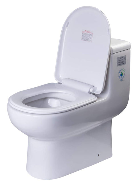 EAGO R-351SEAT Replacement Soft Closing Toilet Seat for TB351, White