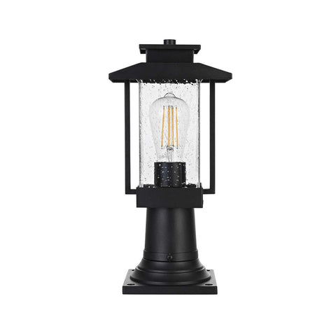 Elegant Lighting Tioga 7" Outdoor Pendant in Black