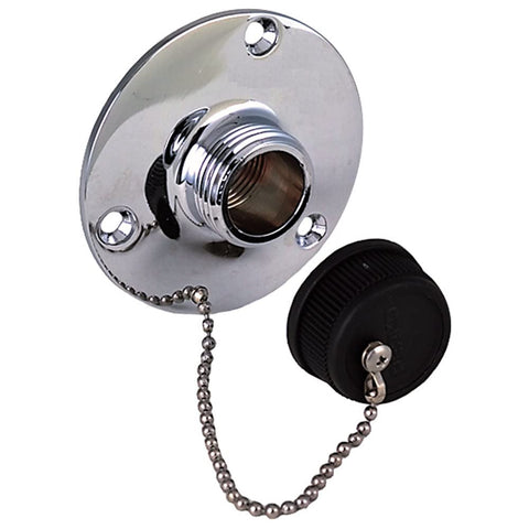 Perko 0504DP0CHR Water Outlet Fitting for Use with On-Board Washdown Systems