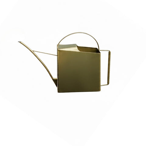 Oakestry Brass Watering Can Elegant Garden Tool for Indoor Outdoor Plants Decorative Functional Controlled Pour Home Gardening
