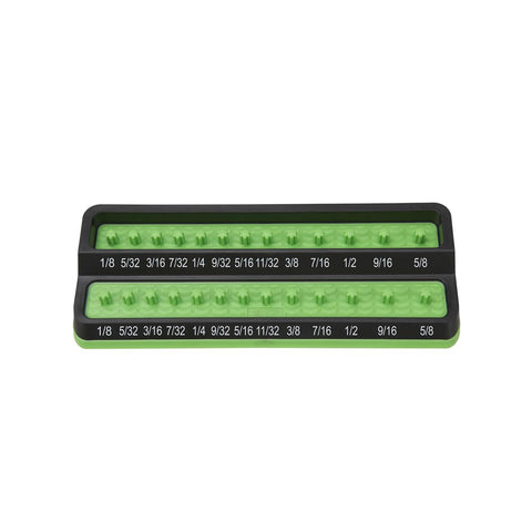 1/4" Peg Socket Holder, sae, green