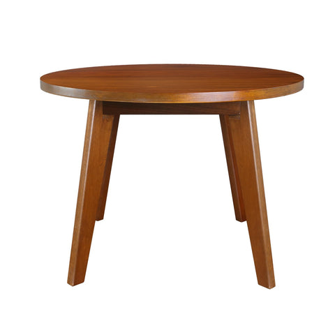 American Trails Genuine 100% Hardwood Round Coffee Table - Hand-Wiped Sweet Oak