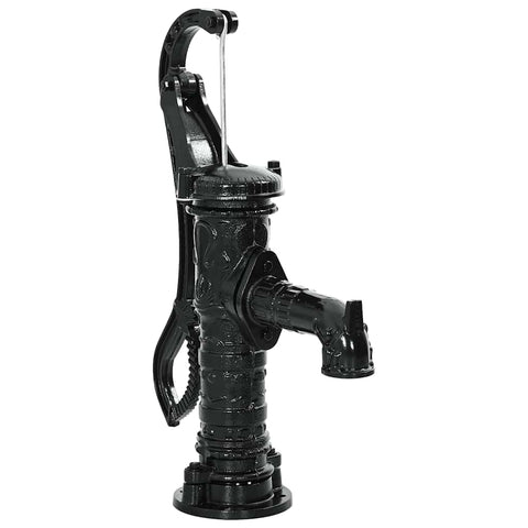 vidaXL Garden Hand Water Pump - Cast Iron, Manual Operation, Robust, Easy Installation, Durable Outdoor Watering System, 30.9 lb