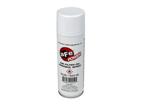 aFe Power Air Filter Oil: 6.25oz Aerosol Filter Oil - Gold, Restores Pro GUARD7 Engine Air Filters, #90-10002