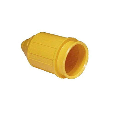 Marinco 7717N Weatherproof Cover for Marinco Marine Electrical 50-Amp Connectors (6361CRN and 6365CRN, Male Connectors, Yellow)