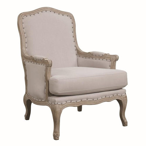 Picket House Furnshings Modern Wood Cream Furnishings Regal Accent Chair