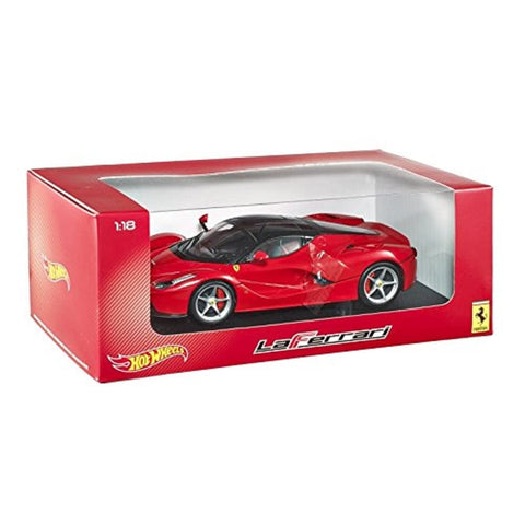 Hot Wheels Elite Heritage LaFerrari, Red Vehicle (1:18 Scale)