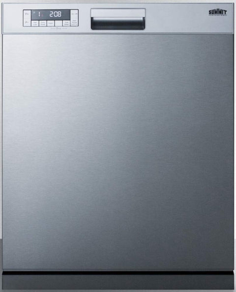 Summit DW2435SSADA 24"" ADA Compliant Dishwasher with 12 Place Settings 5 Cycles Digital Touch Control Energy Star in Stainless Steel