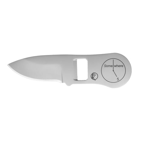Br &Nameinternal Fremont 5 O'clock Fixed Blade Knife-Stainless Steel